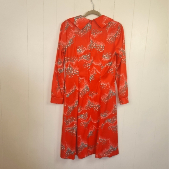 Vintage 1960's SEARS House Dress Hostess Midi A-Line Dress Women's Size Large - Picture 7 of 13